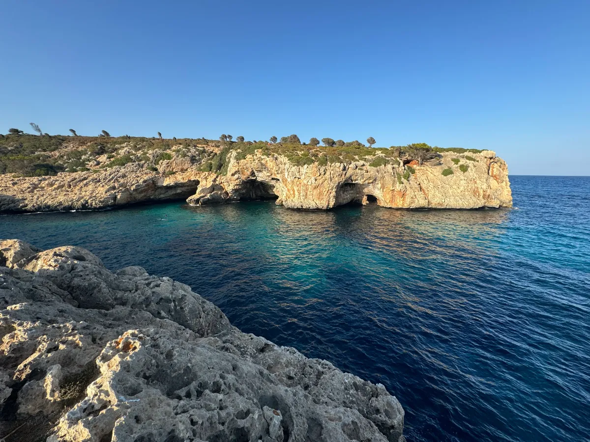 Crystal clear Mediterranean waters